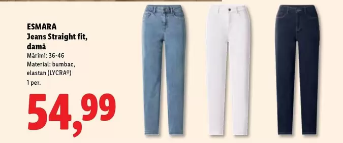 Jeans Straight fit, damă