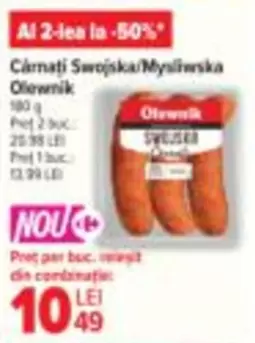 Cârnați Swojska/Mysliwska