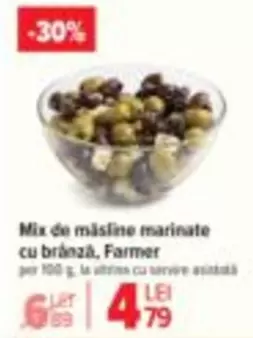 Mix de măsline marinate cu brânză