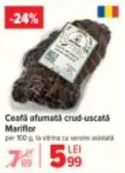 Ceafă afumată crud-uscată