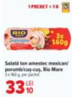 Salată ton amestec mexican/porumb/cus-cus