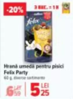 Hrana umedă pentru pisici Felix Party