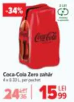 Coca Cola - Zero zahăr