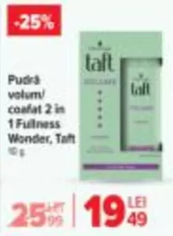 Taft - Pudră volum/coafat 2 in 1 Fullness Wonder