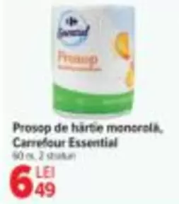 Prosop de hartie monorola