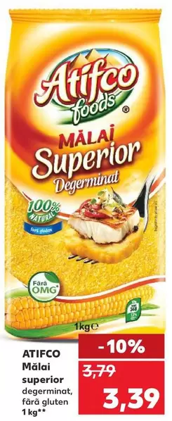 Mälai Superior degerminat, förö gluten