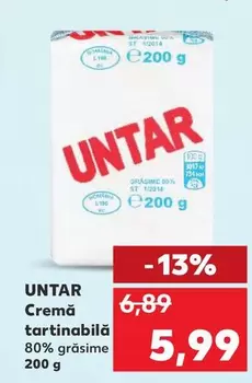 UNTAR Cremă tartinabilă