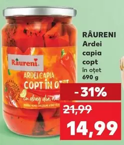 Ardei capia copt în oțet