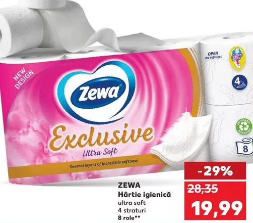 Zewa - Hârtie igienică ultra soft