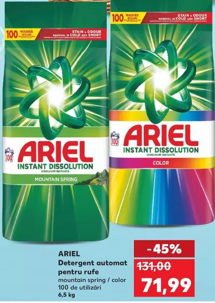 Ariel - Detergent automat pentru rufe