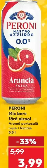 Mix bere fără alcool Aromă portocală roșie / lămâie