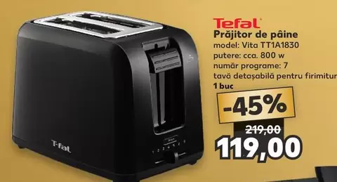 Tefal - Prăjitor de pâine Vita TT1A1830
