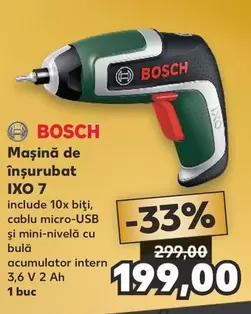 Bosch - Mașină de înșurubat IXO 7
