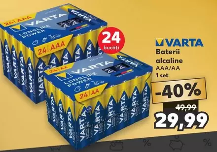 Baterii alcaline AAA/AA