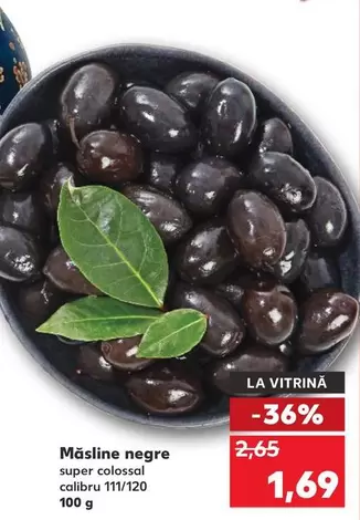 Măsline negre super colossal