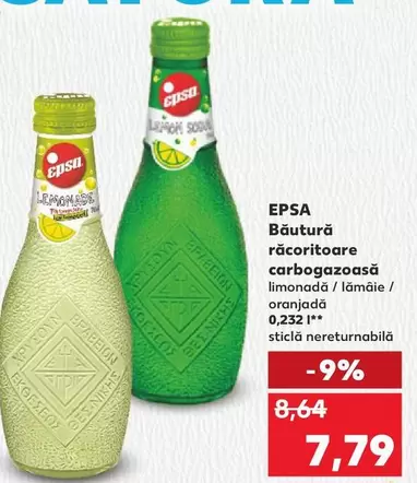 Băutură răcoritoare carbogazoasă limonadă / lămâie