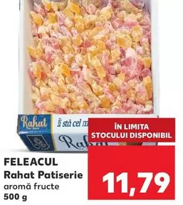 Rahat Patiserie aromă fructe