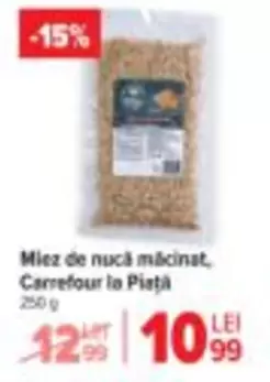 Miez de nucă măcinat