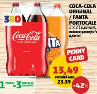 Coca Cola - Coca-Cola Original / Fanta Portocale