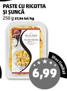 PASTE CU RICOTTA ȘI SUNCĂ