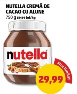 Nutella - CREMĂ DE CACAO CU ALUNE