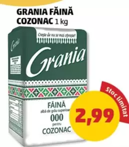 GRANIA FAINĂ COZONAC