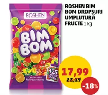 BIM BOM DROPSURI UMPLUTURĂ FRUCTE