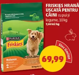 Purina - HRANĂ USCATĂ PENTRU CÂINI cu pui și legume