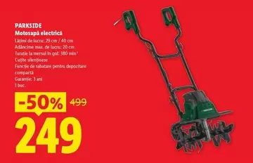 Motosapă electrică