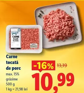 Carne tocată de porc