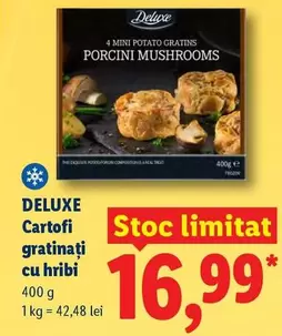 4 MINI POTATO GRATINS PORCINI MUSHROOMS