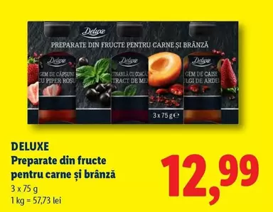 Preparate din fructe pentru carne și brânză