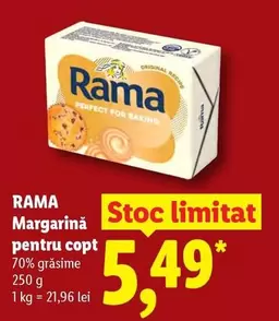 Margarina pentru copt