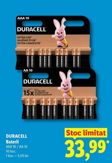 Baterii AAA 10 / AA 10