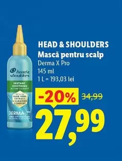 Mască pentru scalp Derma X Pro