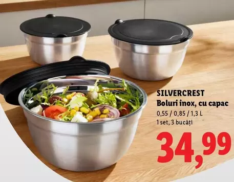 Boluri inox, cu capac