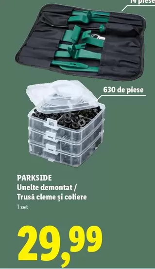 Unelte demontat / Trusă cleme și coliere