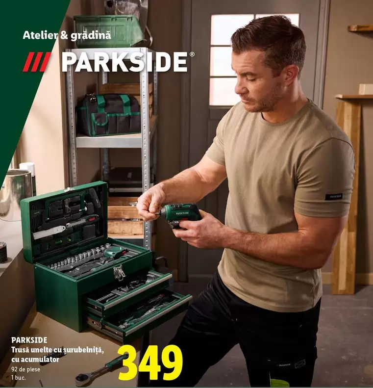 Trusă unelte cu acumulator