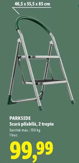 Scară pliabilă, 2 trepte