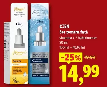 Ser pentru față vitamina C / hydrainterase