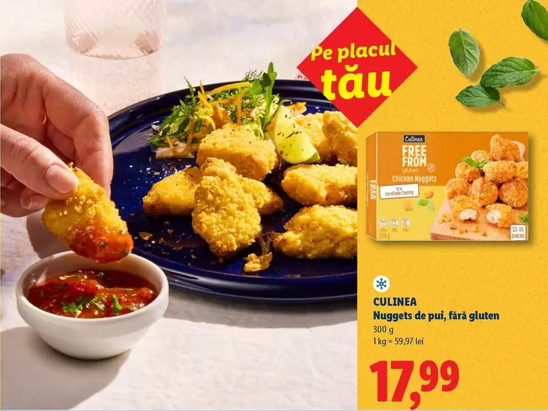 Nuggets de pui, federali gluten