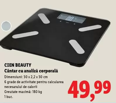 Cântar cu analiză corporală