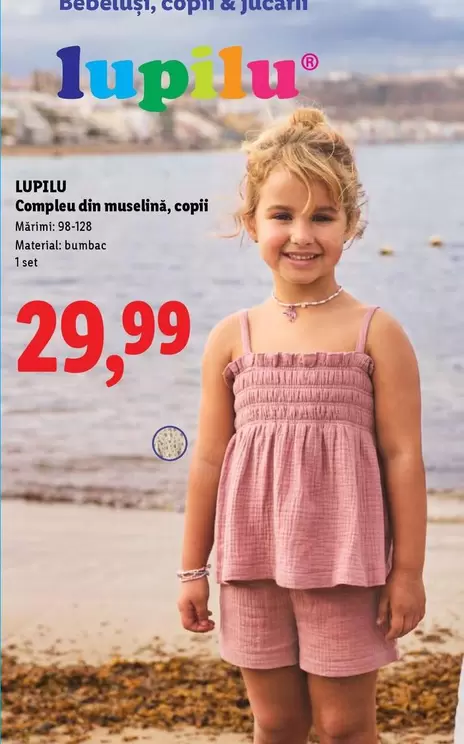 Compleu din muselină, copii