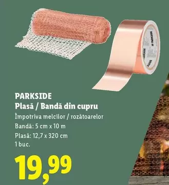 Plasă / Bandă din cupru