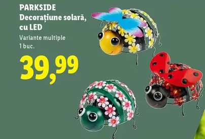 Decoratiune solara, cu LED