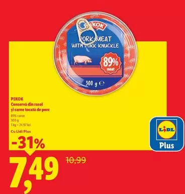 Pork meat with pork knuckle