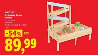 Set tobogan de apă, cu nisip