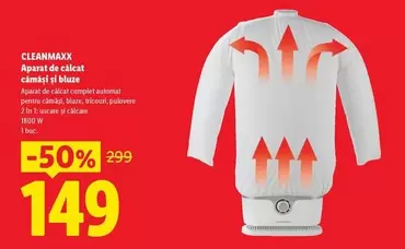 Aparat de călcat cimşi şi bluze