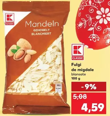 Mandelin Gehobelt Blanchiert