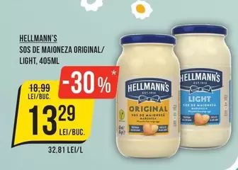 SOS DE MAIONEZA ORIGINAL/LIGHT
